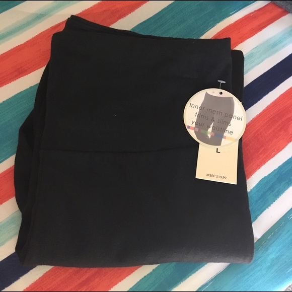 Black tummy control leggings - Picture 3 of 8