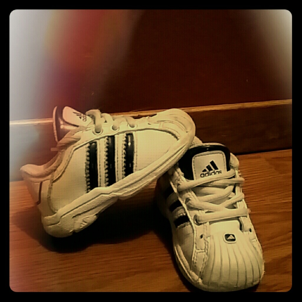 Size 5 infant Adidas shoes