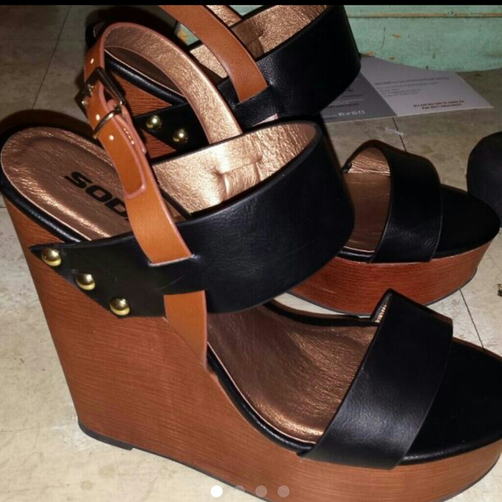 (SOLD) Soda platform wedges