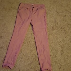 Pink loft jeans