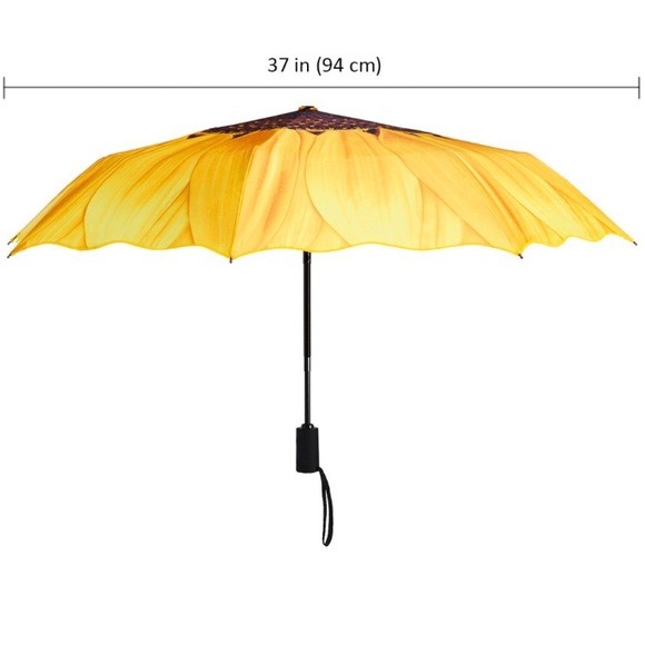 🆕 Yellow Sunflower Umbrella - Picture 3 of 4