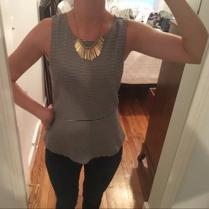 J crew peplum top