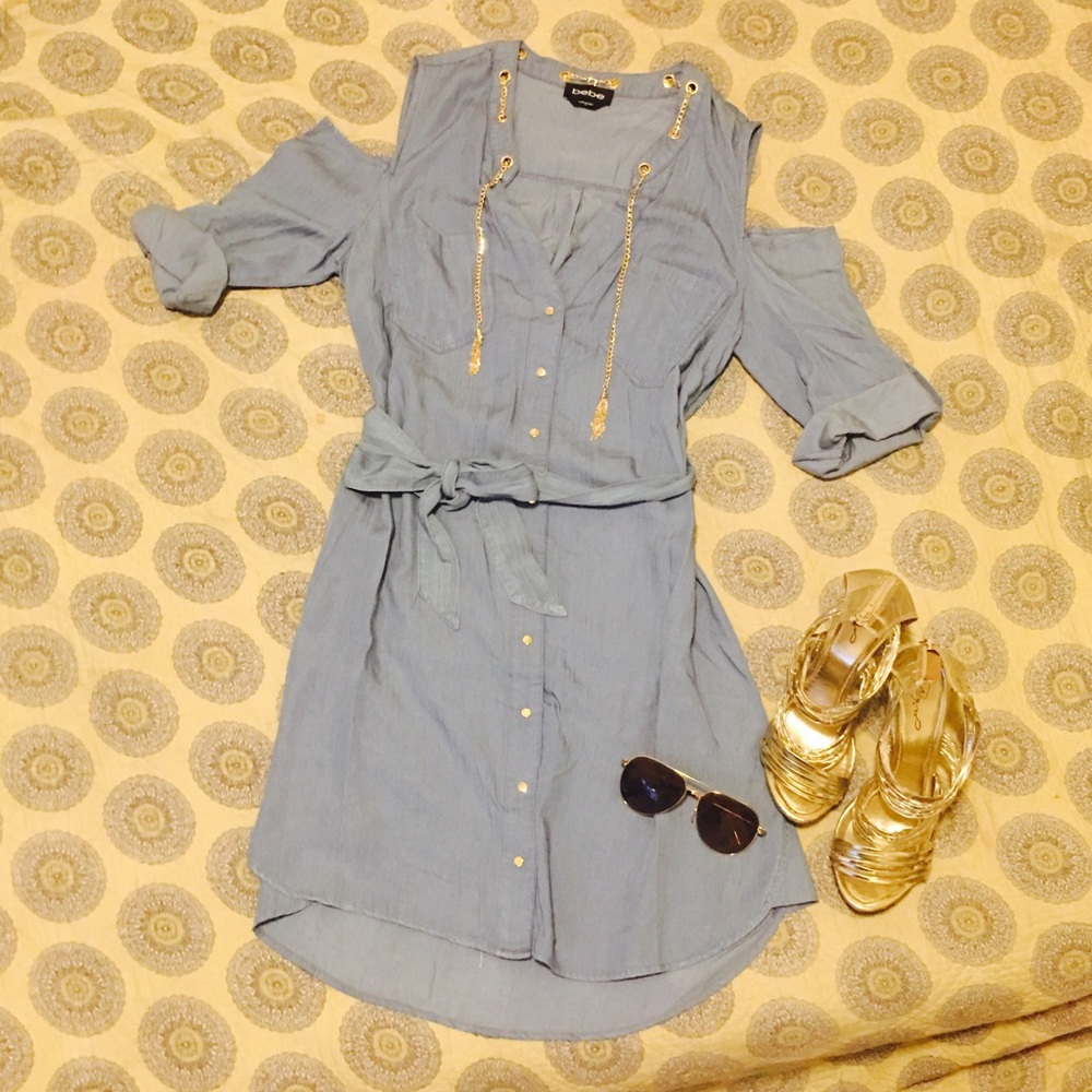 Bebe denim dress on hold