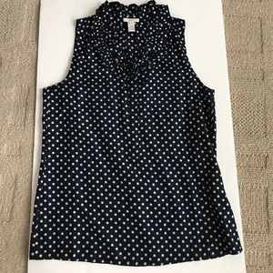 J.Crew silk sleeveless blouse