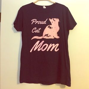 Proud cat mom shirt