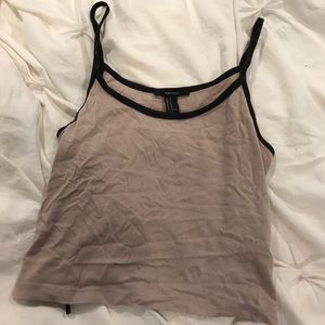 Brown tank top