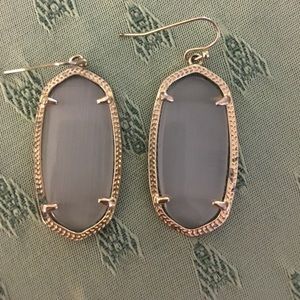 Gray Kendra Scott earrings