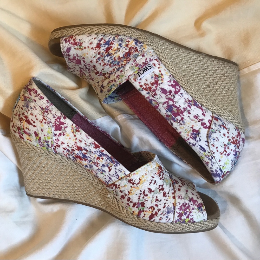 TOMS Paint Splatter Wedge (9)