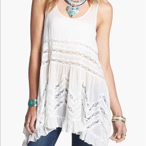 Free People Lace Trapeze Dress