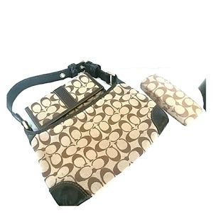 Coach Purse & wallet w/FREE eyeglass case.
