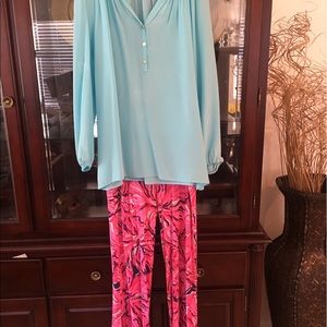 Lilly Pulitzer palazzo like pants