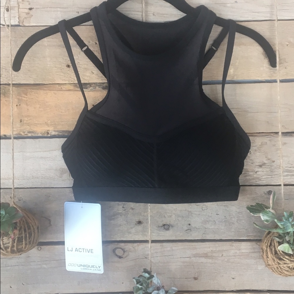 Black Zenith Sports Bra
