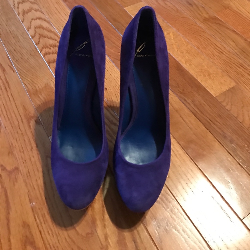 Purple Seuss Brian Atwood pumps