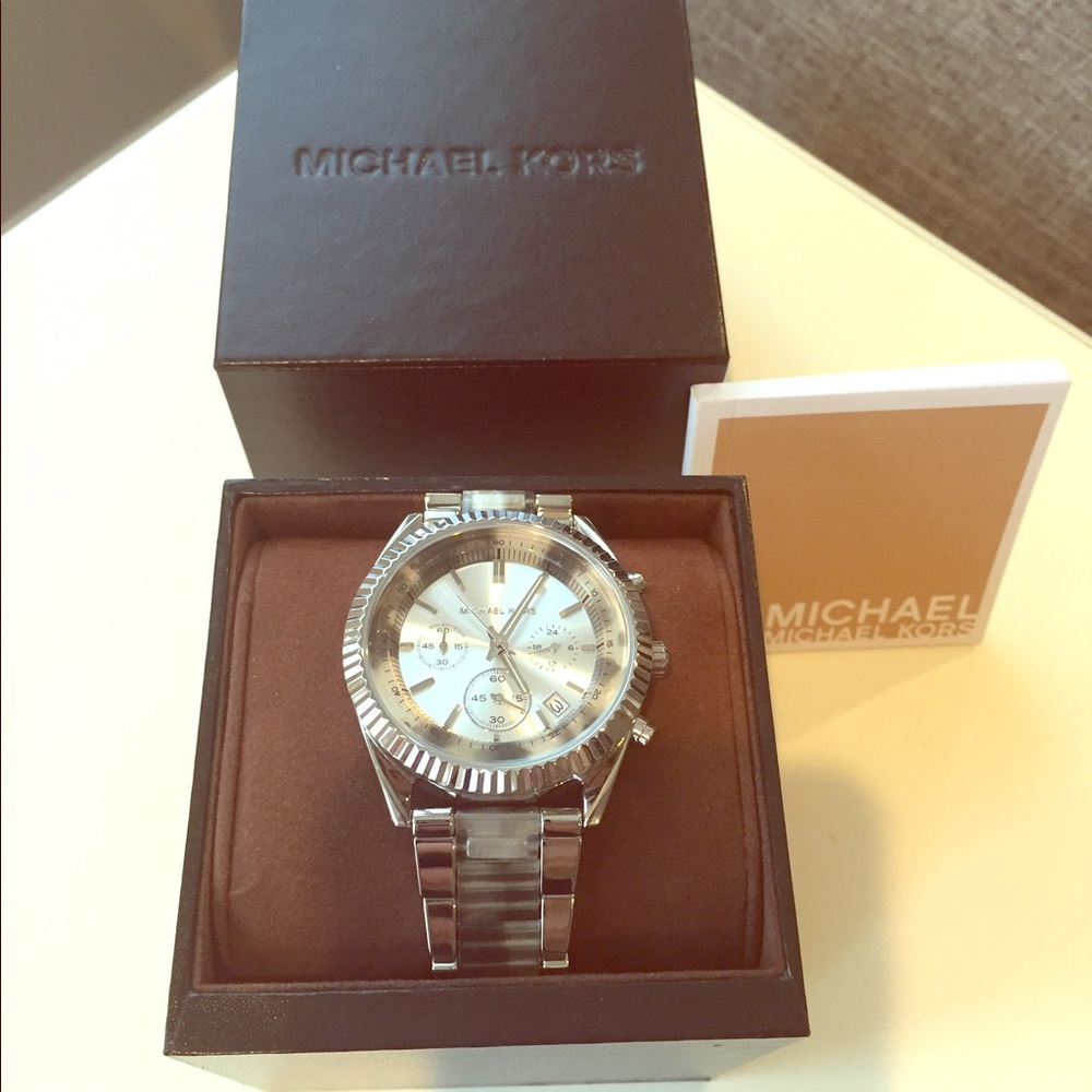 Michael Kors Clarkson chronograph watch- NWT