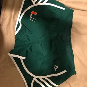 U Miami Adidas Shorts