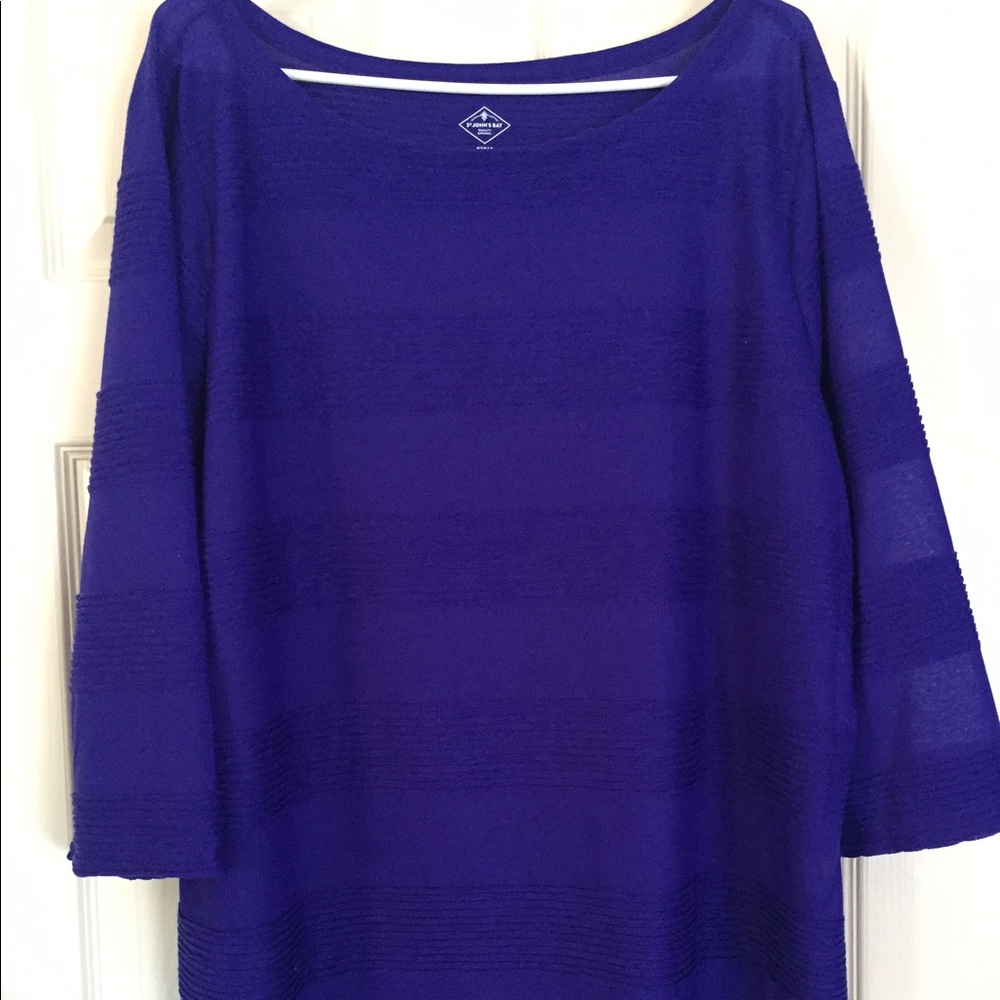 2 shirts bundle!!! blue and red stripe long sleeve