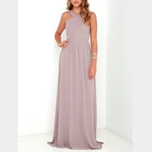 Lulu*s Dusty purple prom/formal/bridesmaid dress