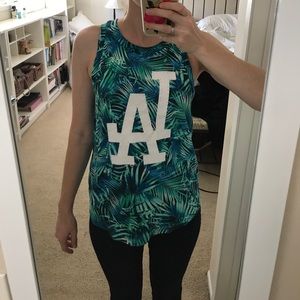 PINK Dodgers tank