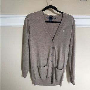 Boyfriend-fit cardigan