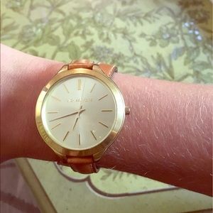 Michael Kors Leather Brown Watch