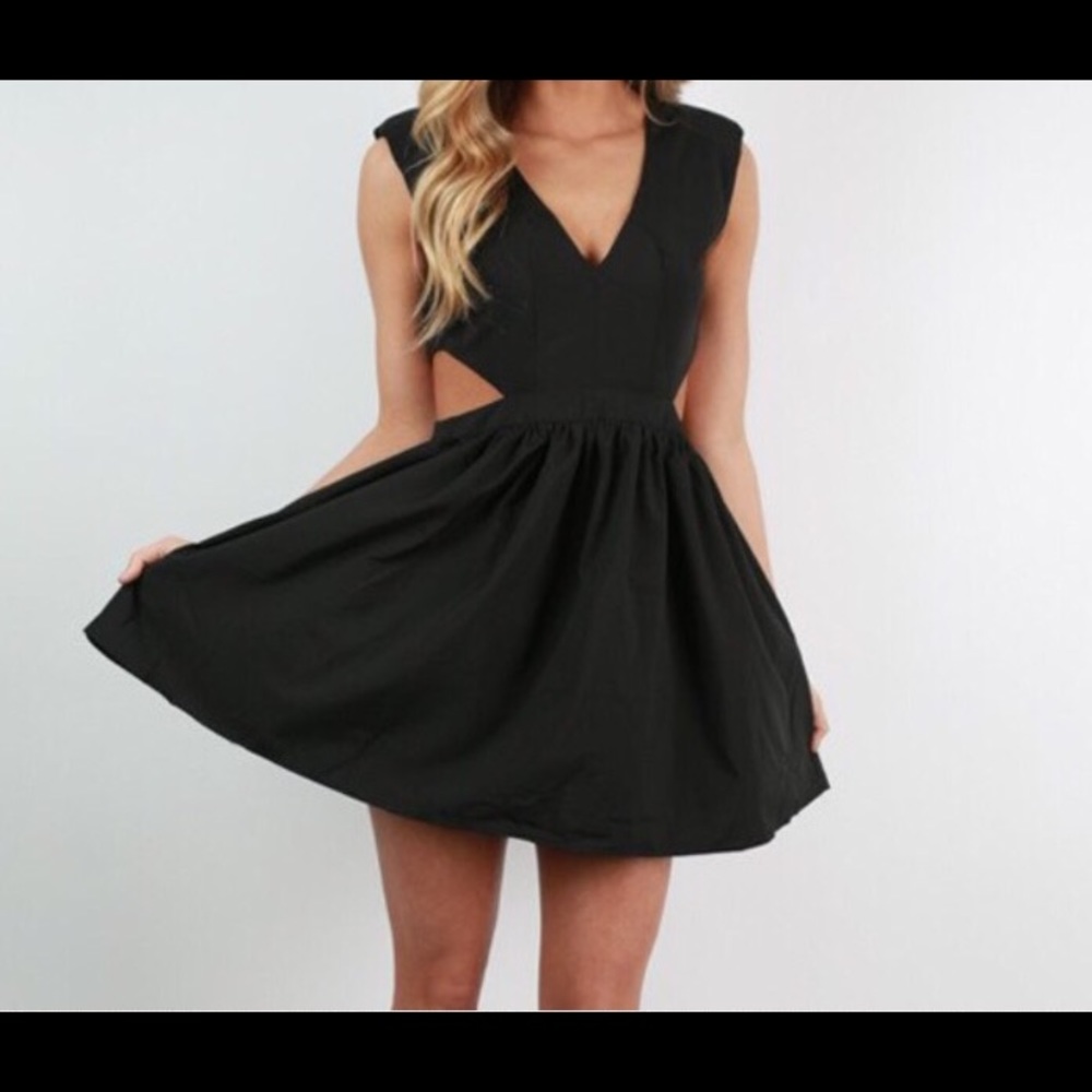 Black Cutout Dress