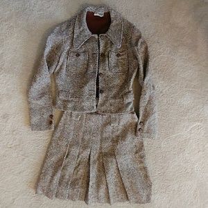 Vintage skirt and blazer **