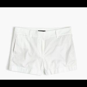 Cute J. Crew White Chino Short!