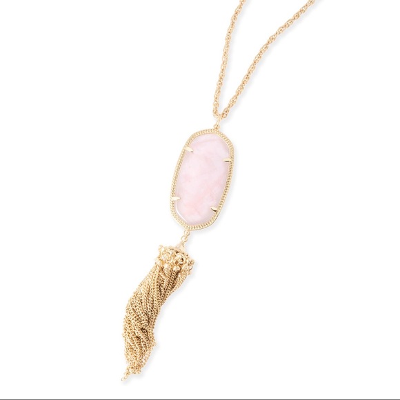 Kendra Scott Jewelry - Rayne Necklace In Rose Quartz