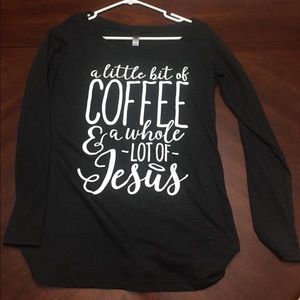 Graphic long sleeve tee