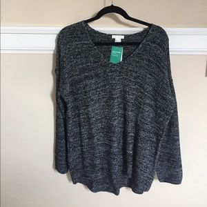 Oversized knit sweater