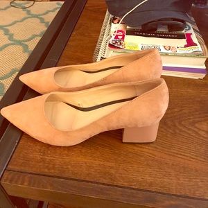 Zara block heels
