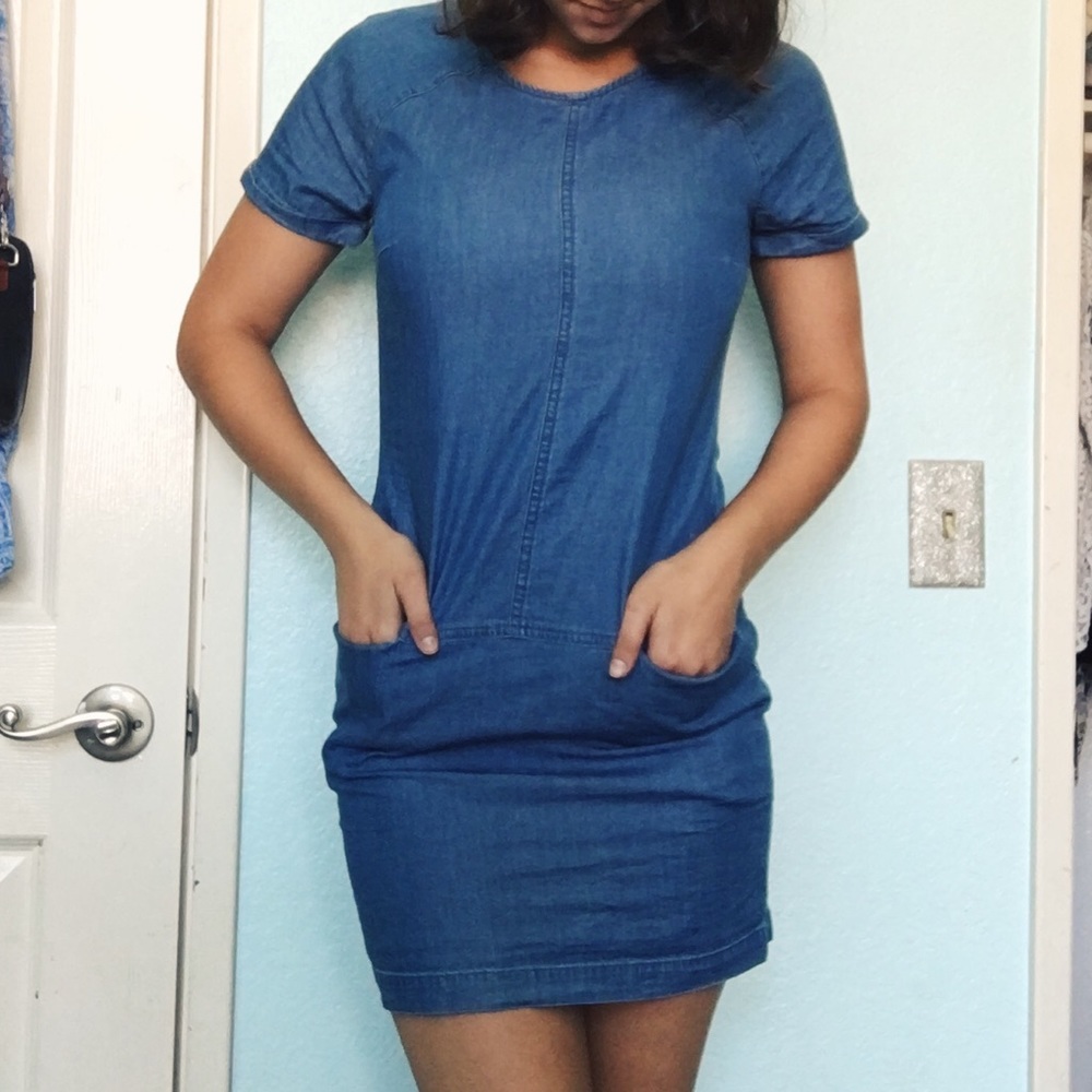 Denim H&M Mini Dress