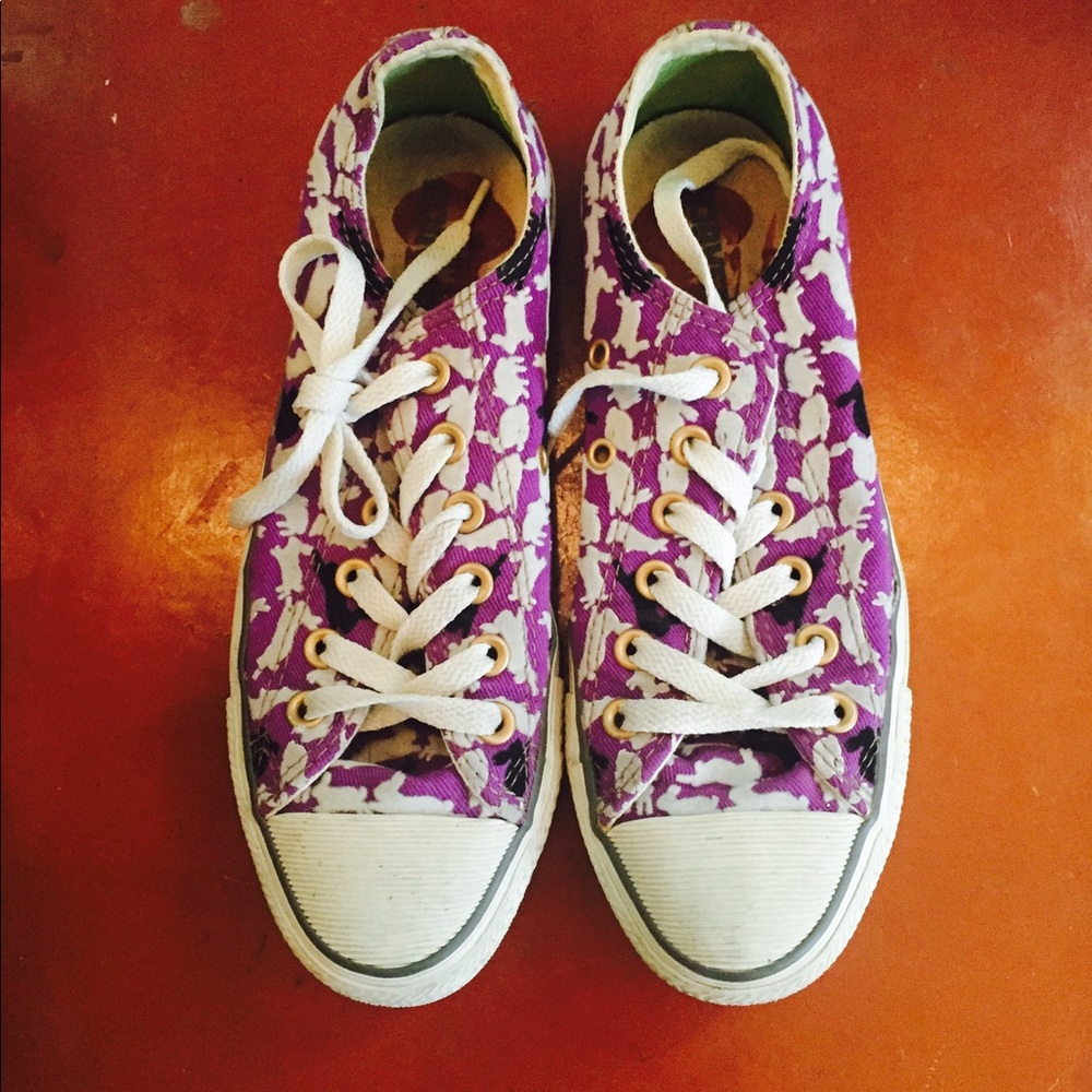Purple Converse All Stars Women's Size 7.5