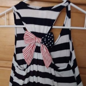 1 Left!- American Flag Racerback Tee