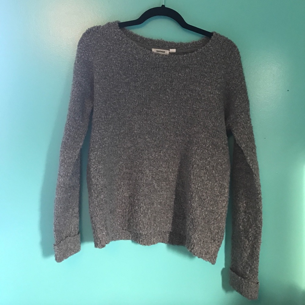 Garage medium gray sweater