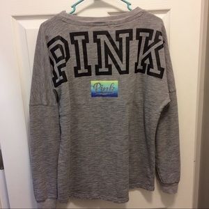 VS pink crew sweater