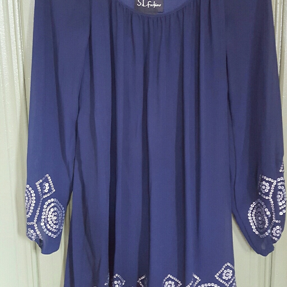Navy Blue Swing dress