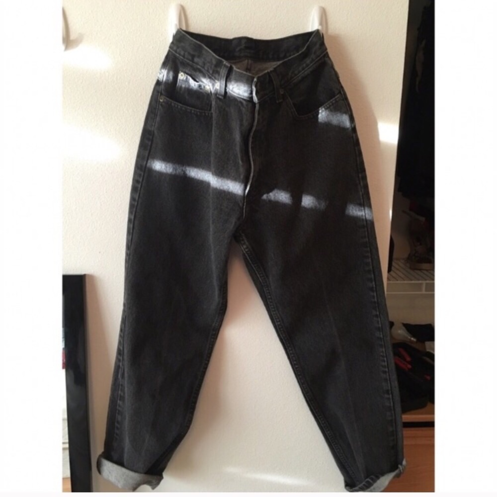Dark Wash L.L. Bean High Waisted Jeans