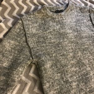 Zara Gray 'Fuzzy' Sweater