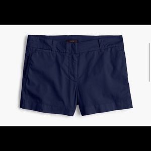 Adorable Short Navy Cotton J Crew Chino Shorts!