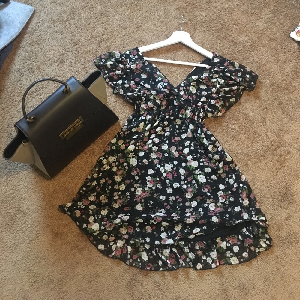Chiffon Flower Dress