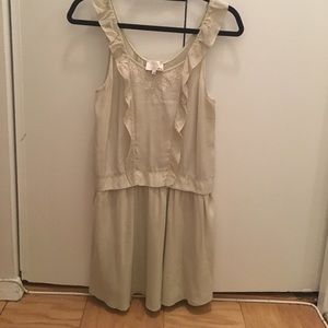 Aritzia Wilfred "Le Fou" cream dress