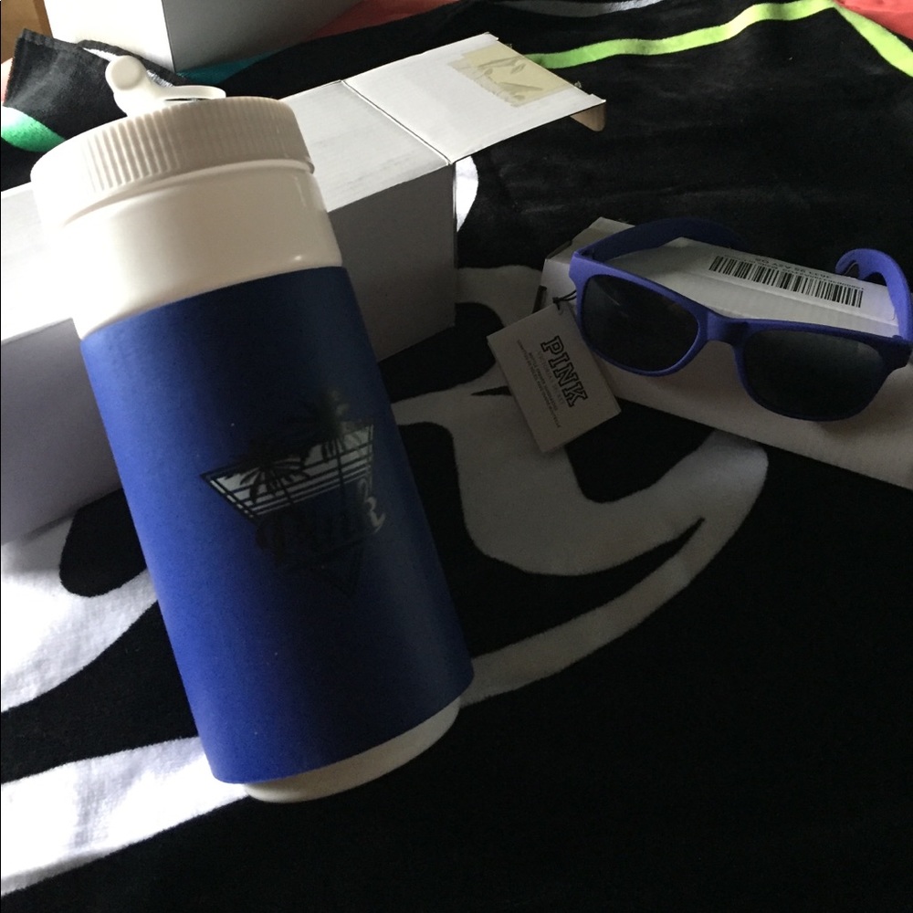 Spring break water bottle bottle Opener sunglasses