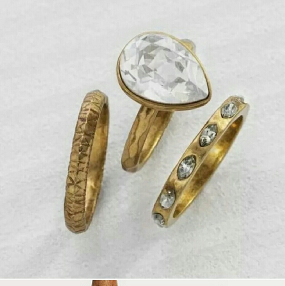 Silpada Shine Bright Ring Set