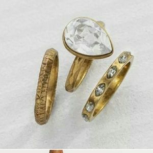 Silpada Shine Bright Ring Set