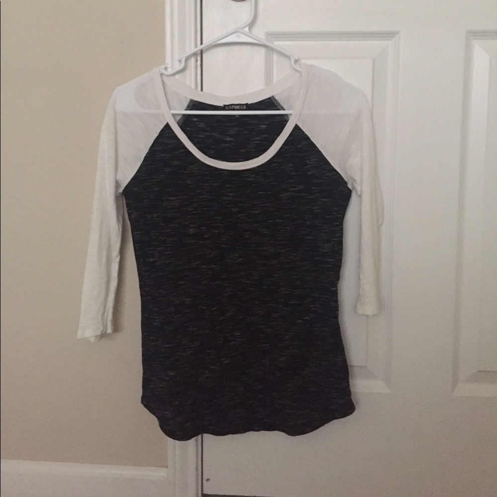Express brand baseball tee