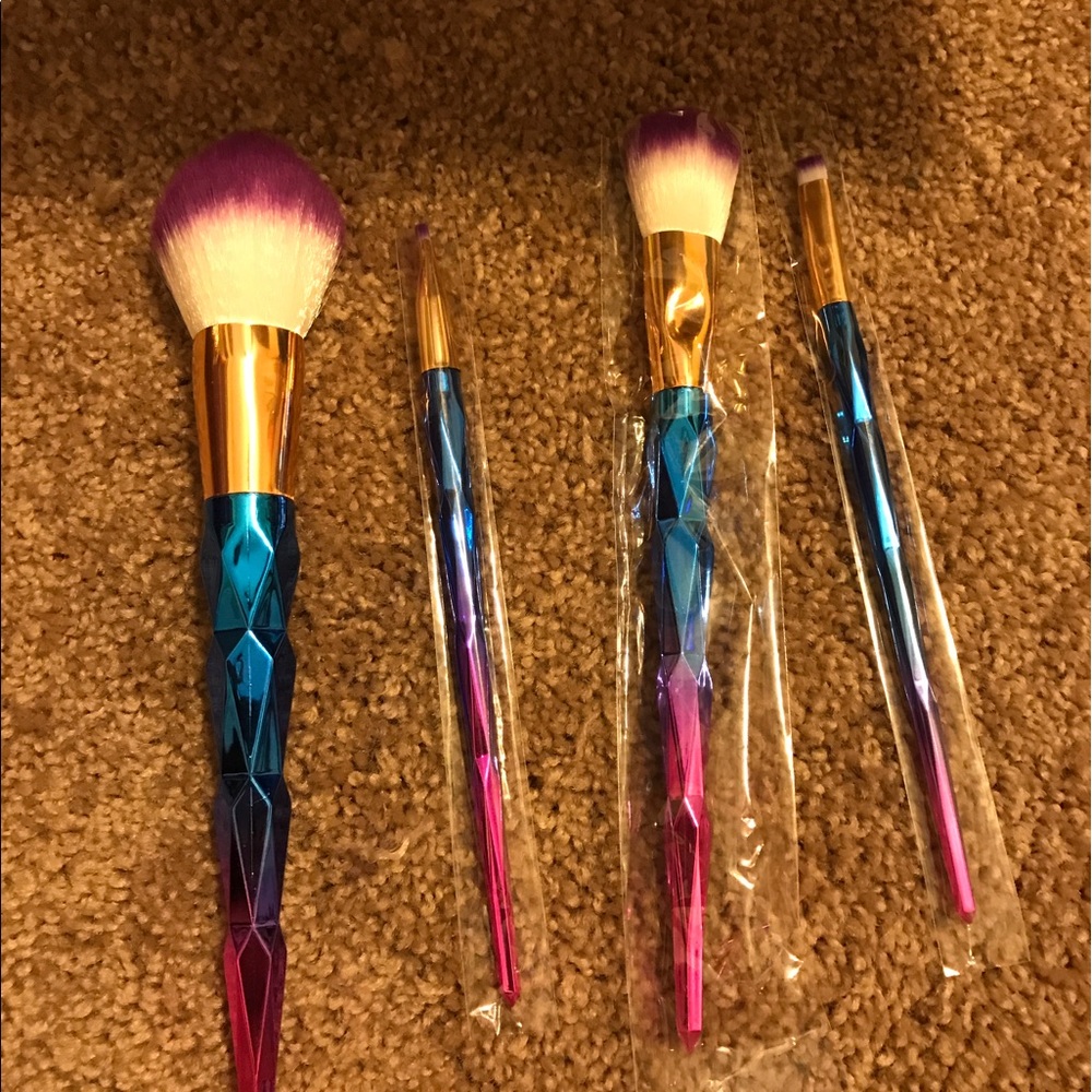 4 pack Unicorn Brushes
