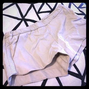 Zara Super Cute Mini Faux-Leather Shorts!