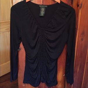 Black Long Sleeve Top Sz M