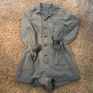 Free People Utility Romper